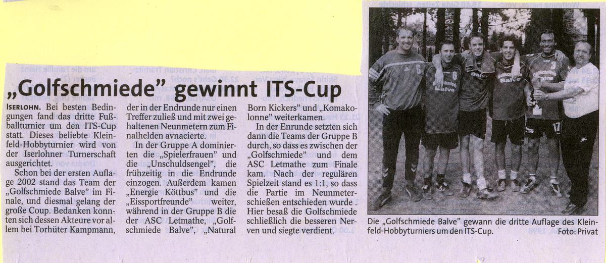 Ikz bericht its cup 2004 retina