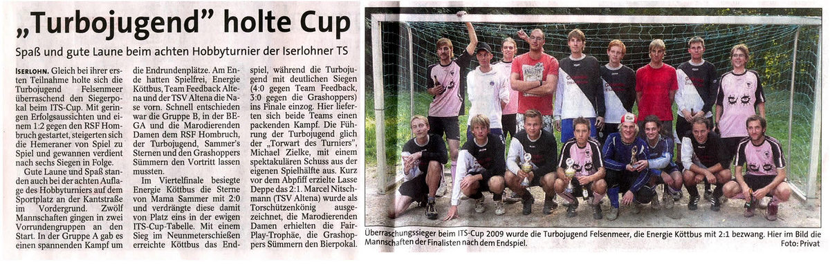 Ikz bericht its cup 2009 retina
