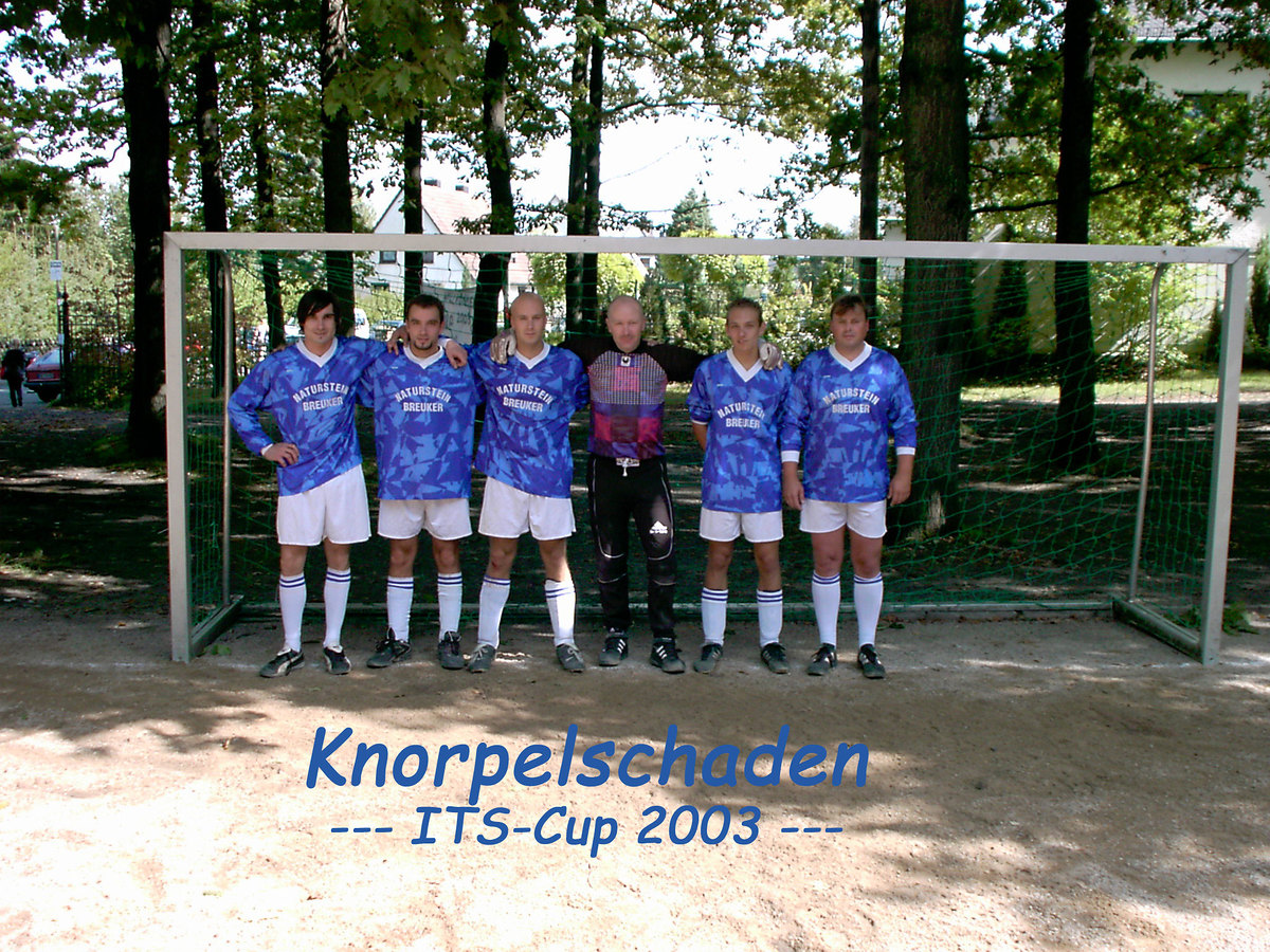 Its cup 2003   teamfotos   knorpelschaden retina